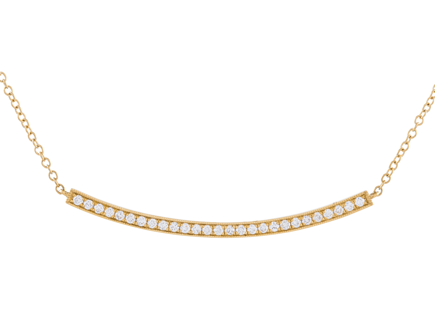 The Diamond Bar Necklace