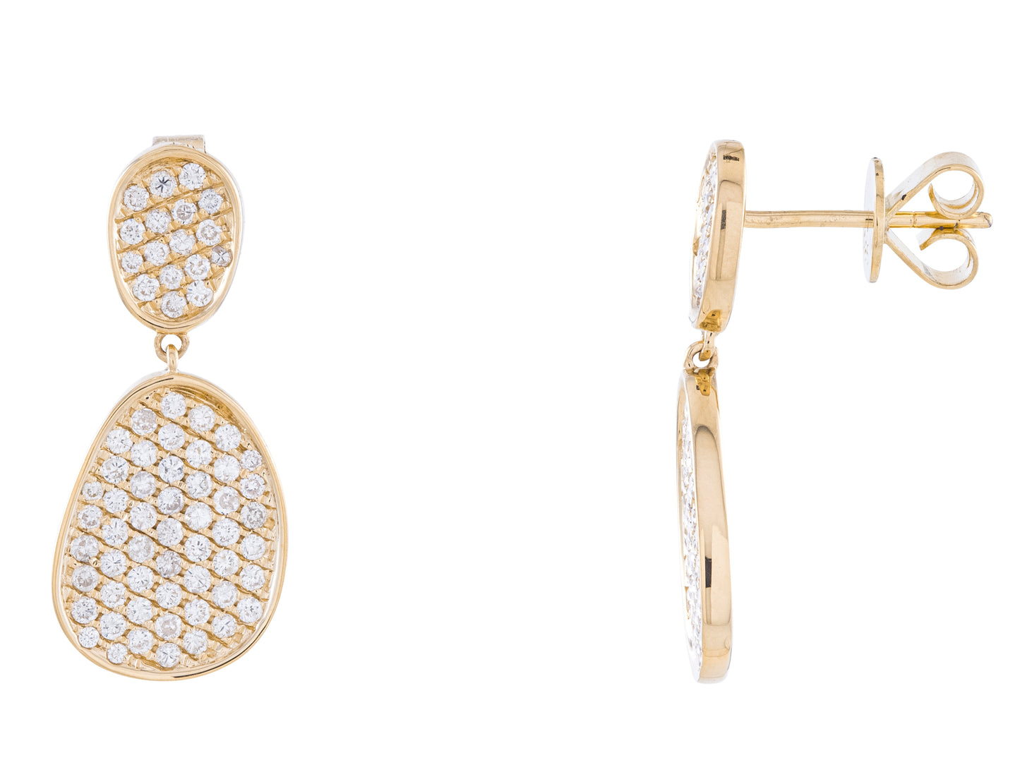 The Shelly Diamond Drop Earrings