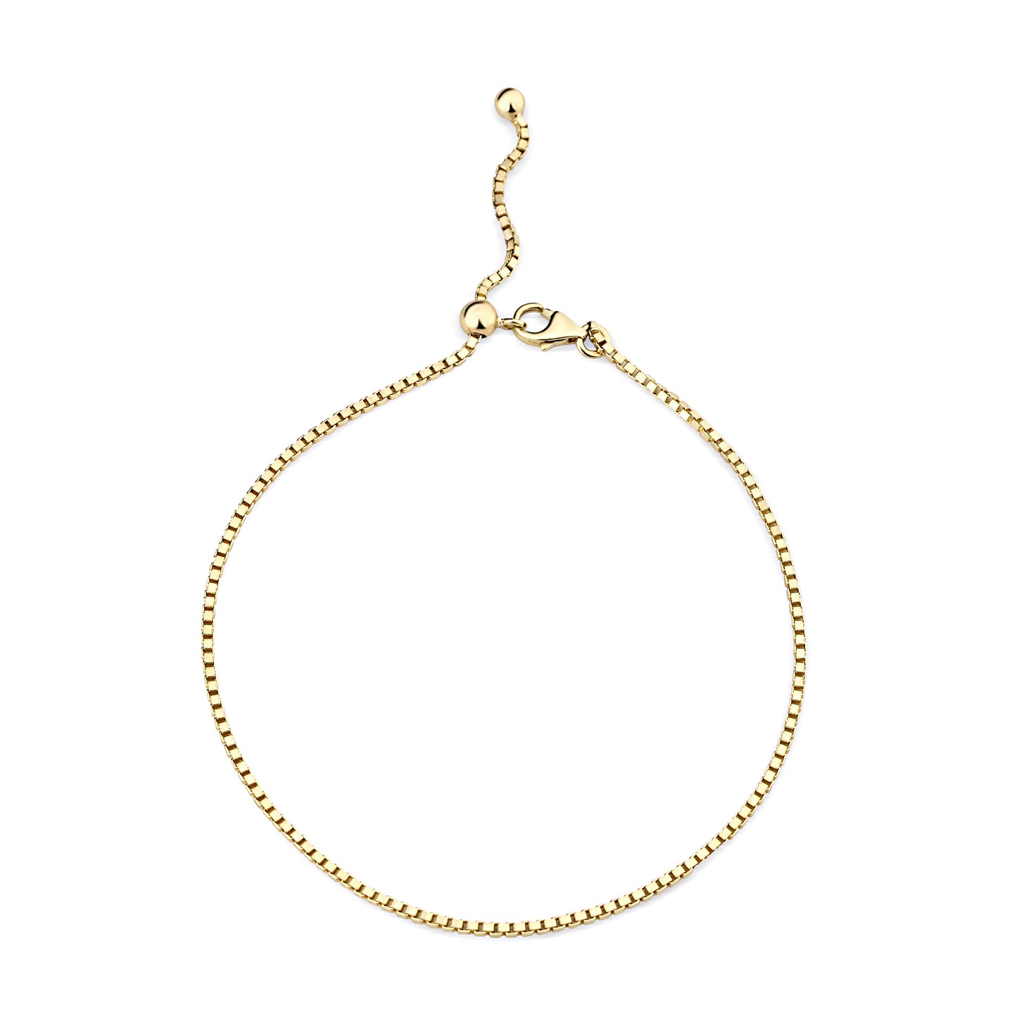 The Gold Slight Shimmer Adjustable Bolo Bracelet