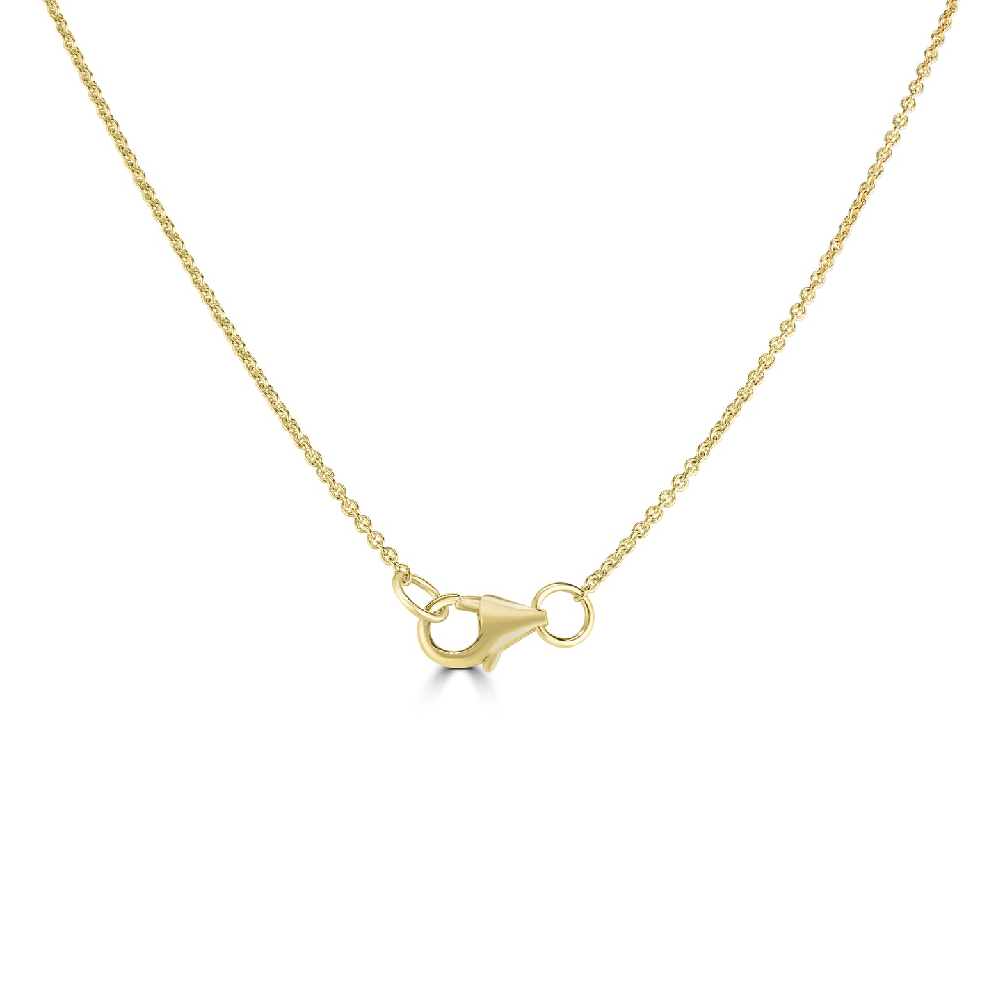 14K Yellow Gold Kimmie Opal Necklace with Diamond Halo Setting
