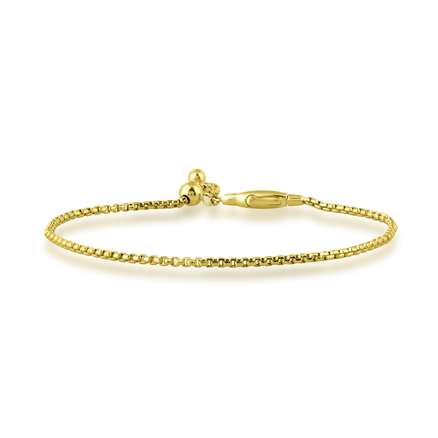 14K Yellow Gold Carmine Bolo Bracelet