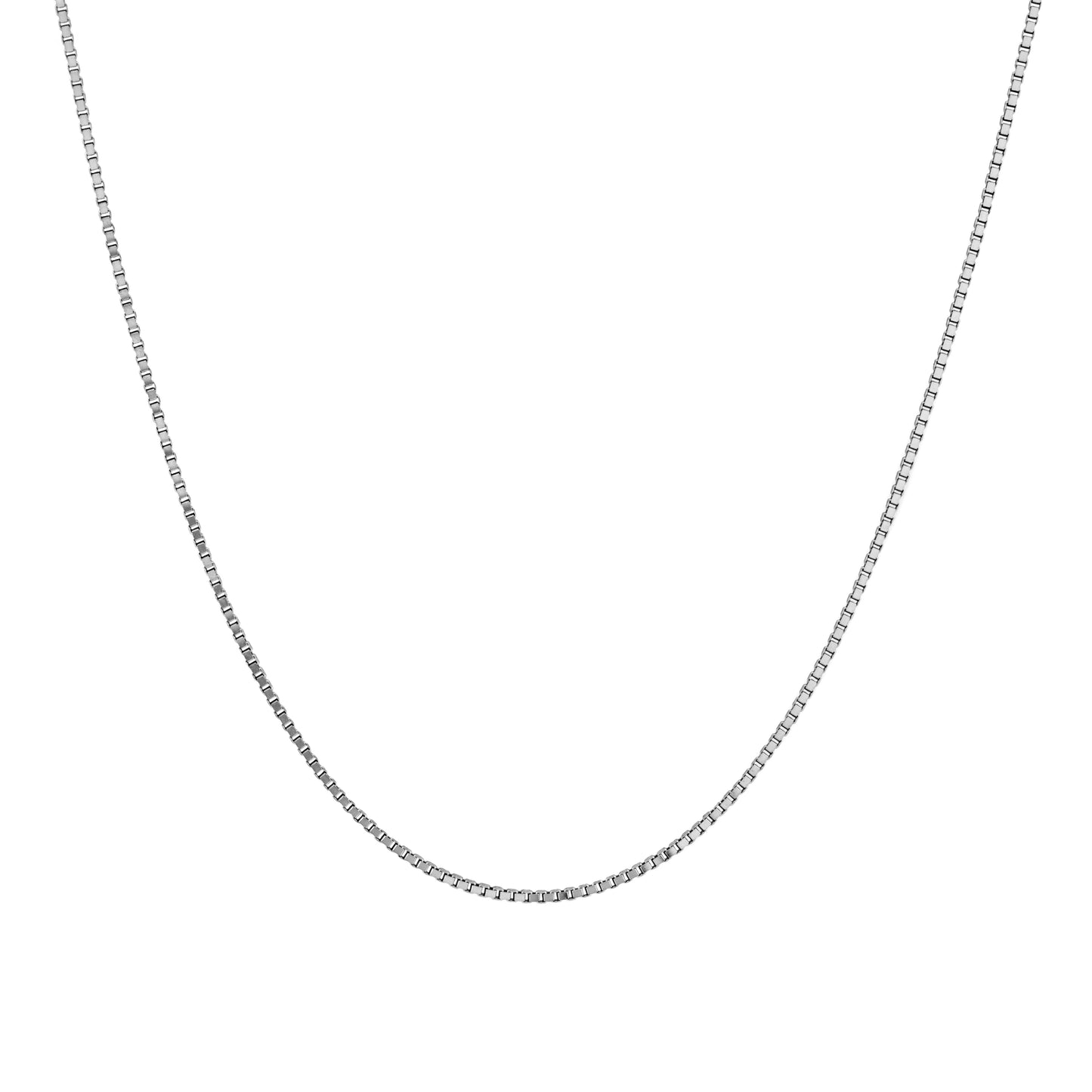 The White Gold Slight Shimmer Adjustable Bolo Necklace