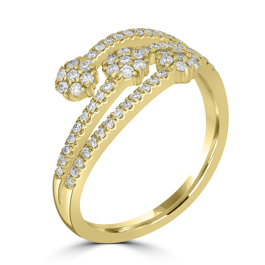 The 14K Yellow Gold Diamond Alyssa Wrap Ring