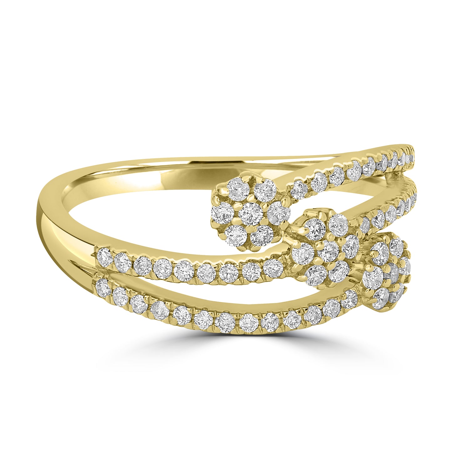 The 14K Yellow Gold Diamond Alyssa Wrap Ring