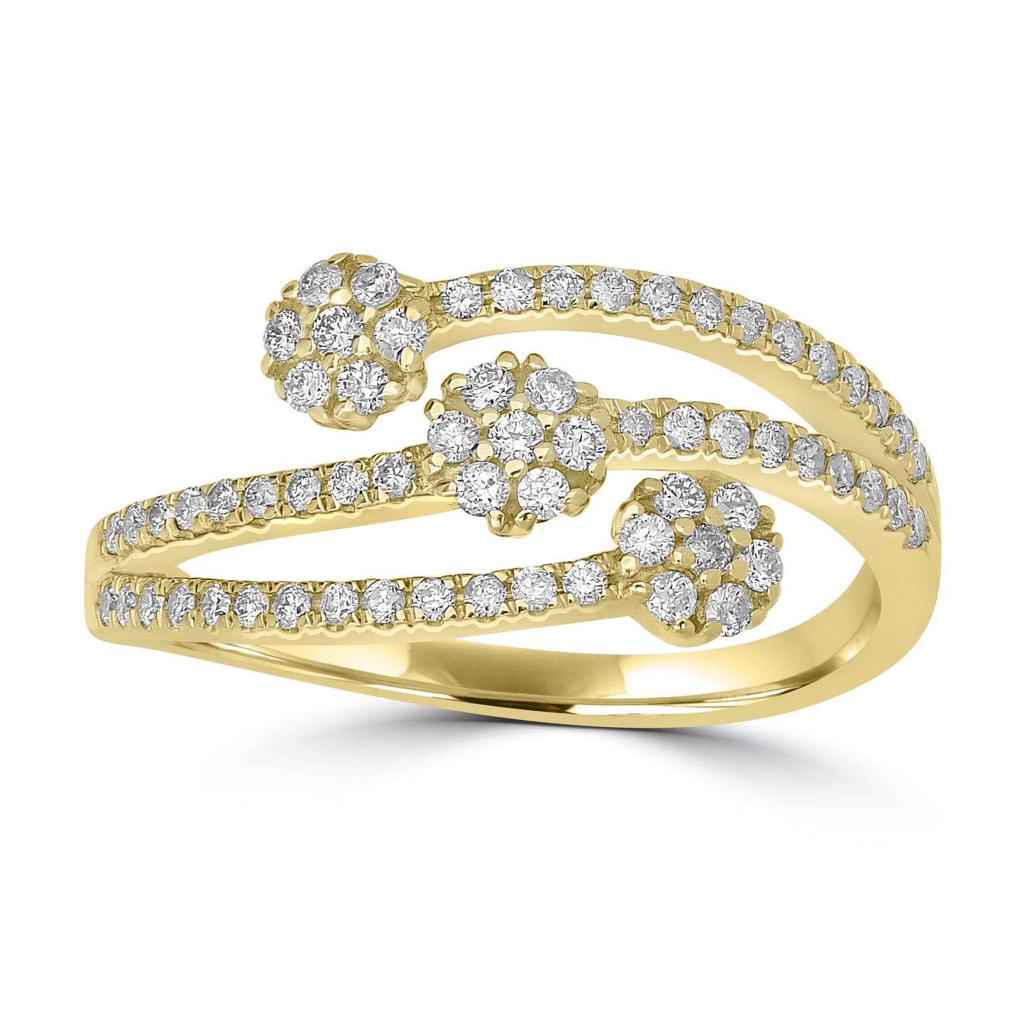 The 14K Yellow Gold Diamond Alyssa Wrap Ring