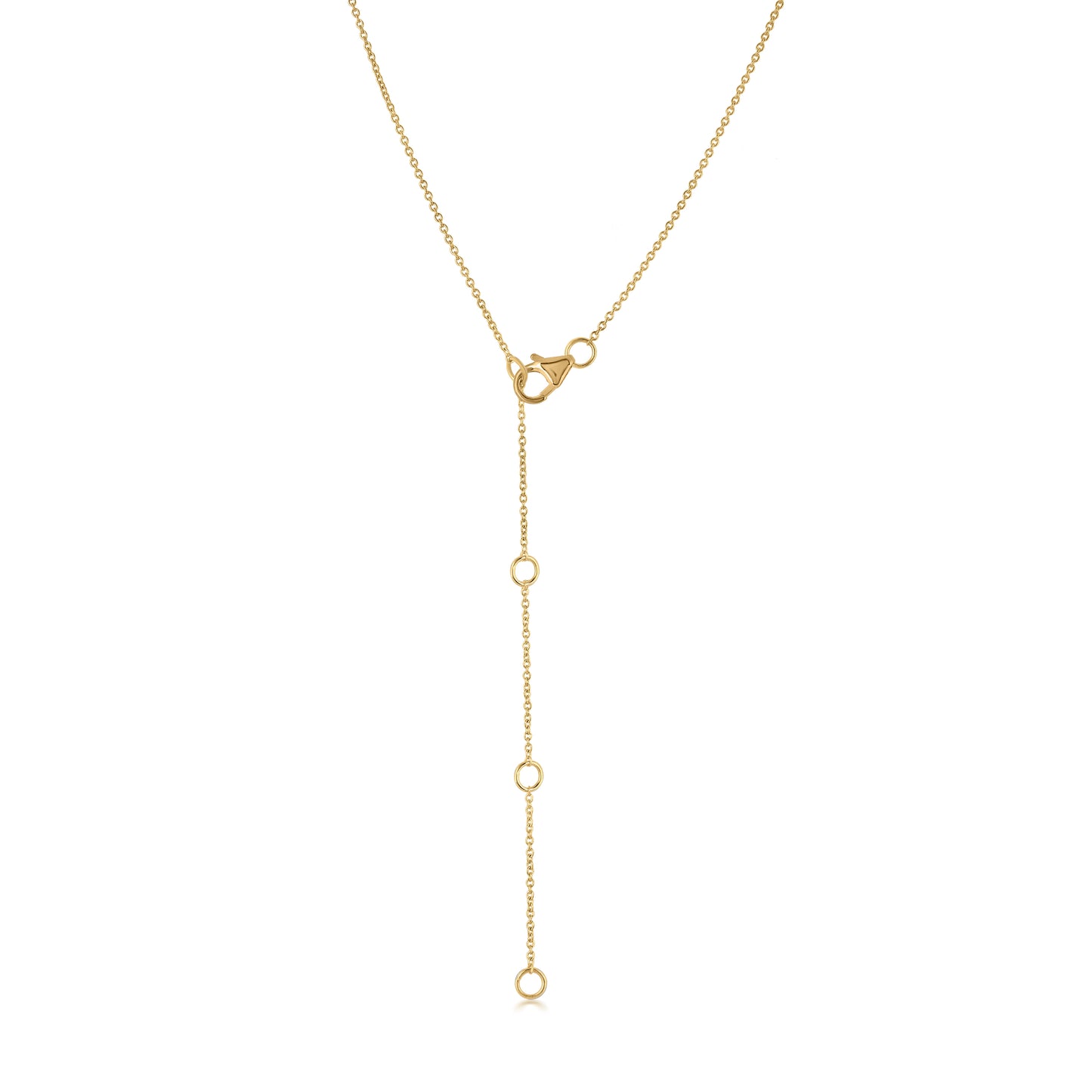 The Lafayette Necklace with 14K Yellow Gold and Diamond Bar Pendant