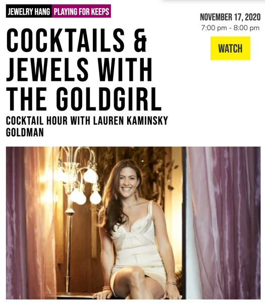 Goldgirl x NYC Jewelry Week
