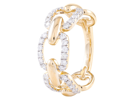 The Diamond Cuban Link Ring