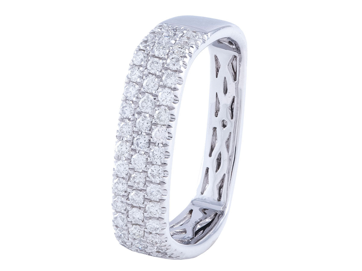 The 3-Row Diamond Ring