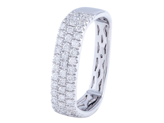 The 3-Row Diamond Ring