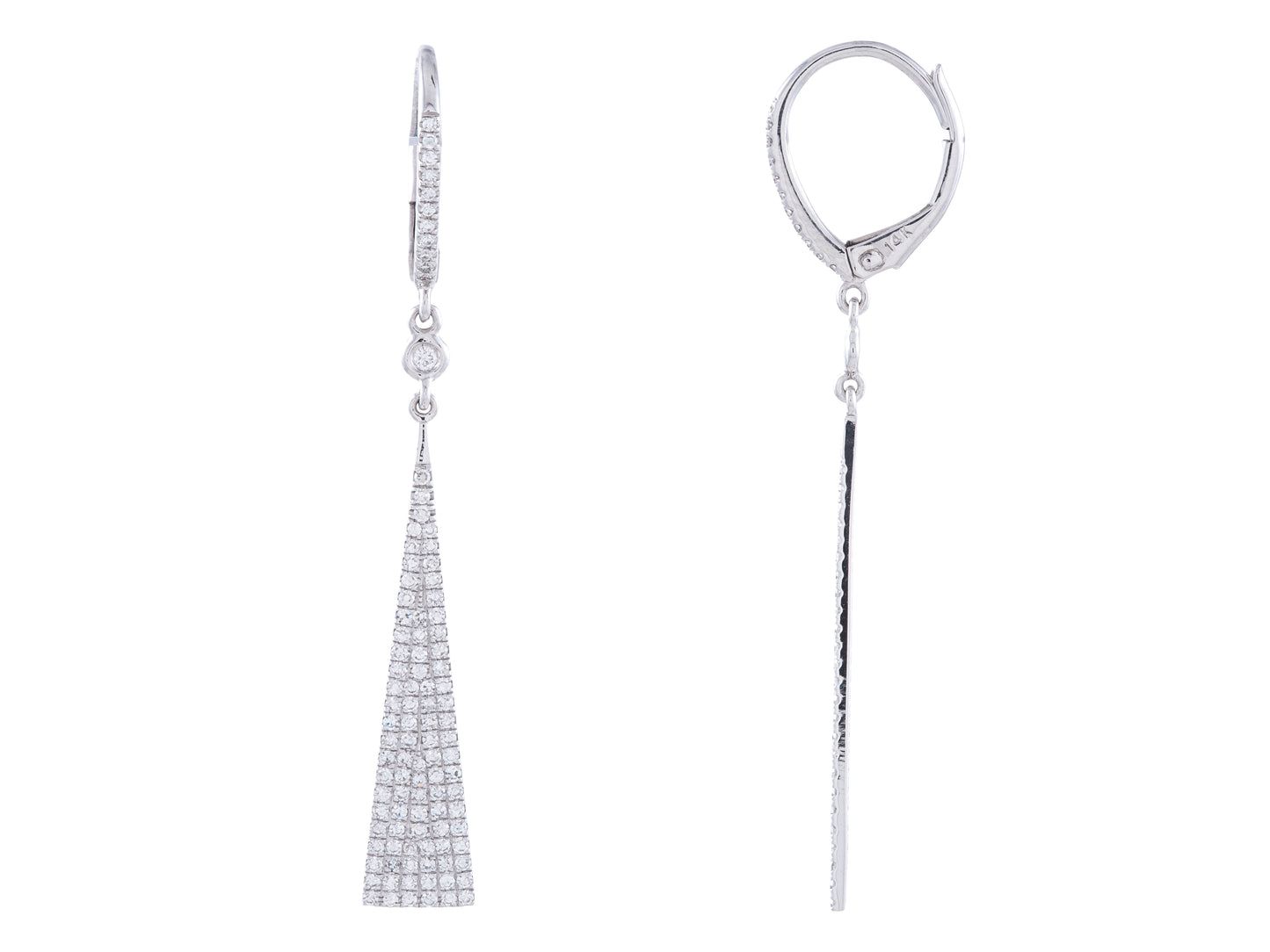 The Stacy Diamond Drop Earrings