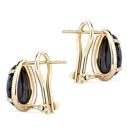 Kimmie Black Opal Earrings