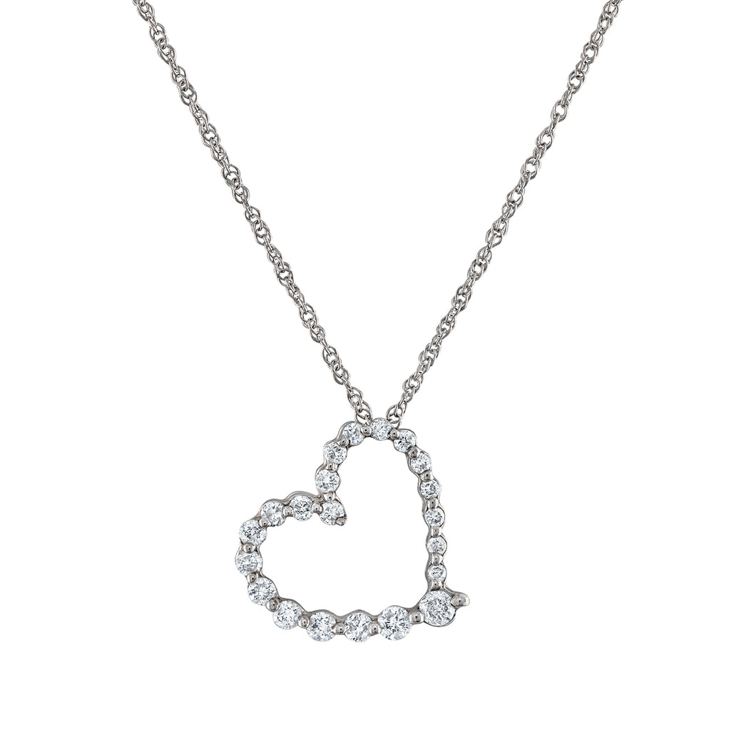 The Diamond Heart Necklace