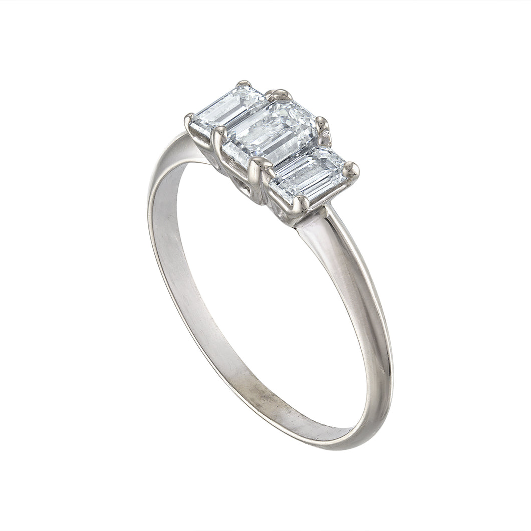 The Emerald Cut Diamond Ring