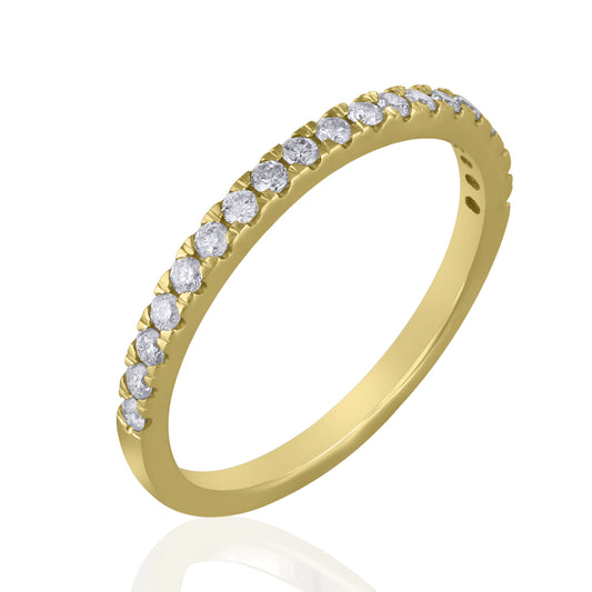The Simple Diamond Stack Ring
