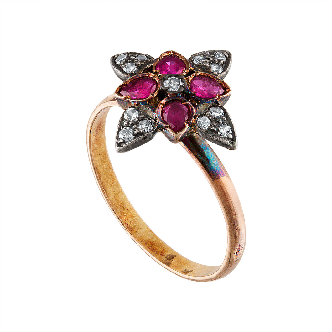 The Ruby Star Ring