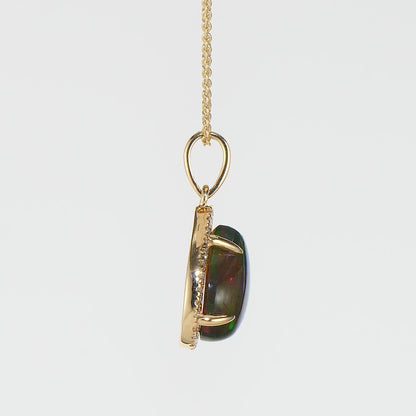 Kimmie Black Opal Necklace