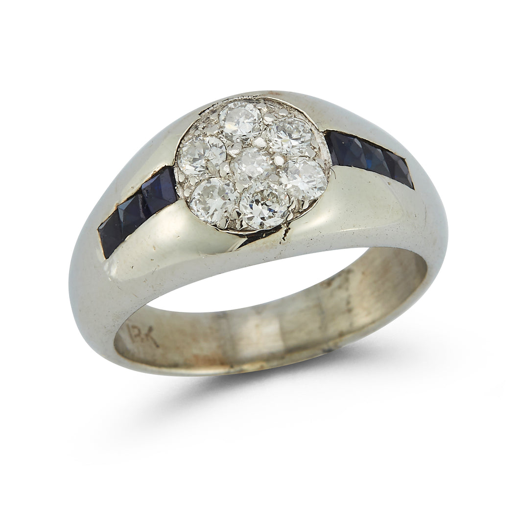 The Vintage Indigo Ring