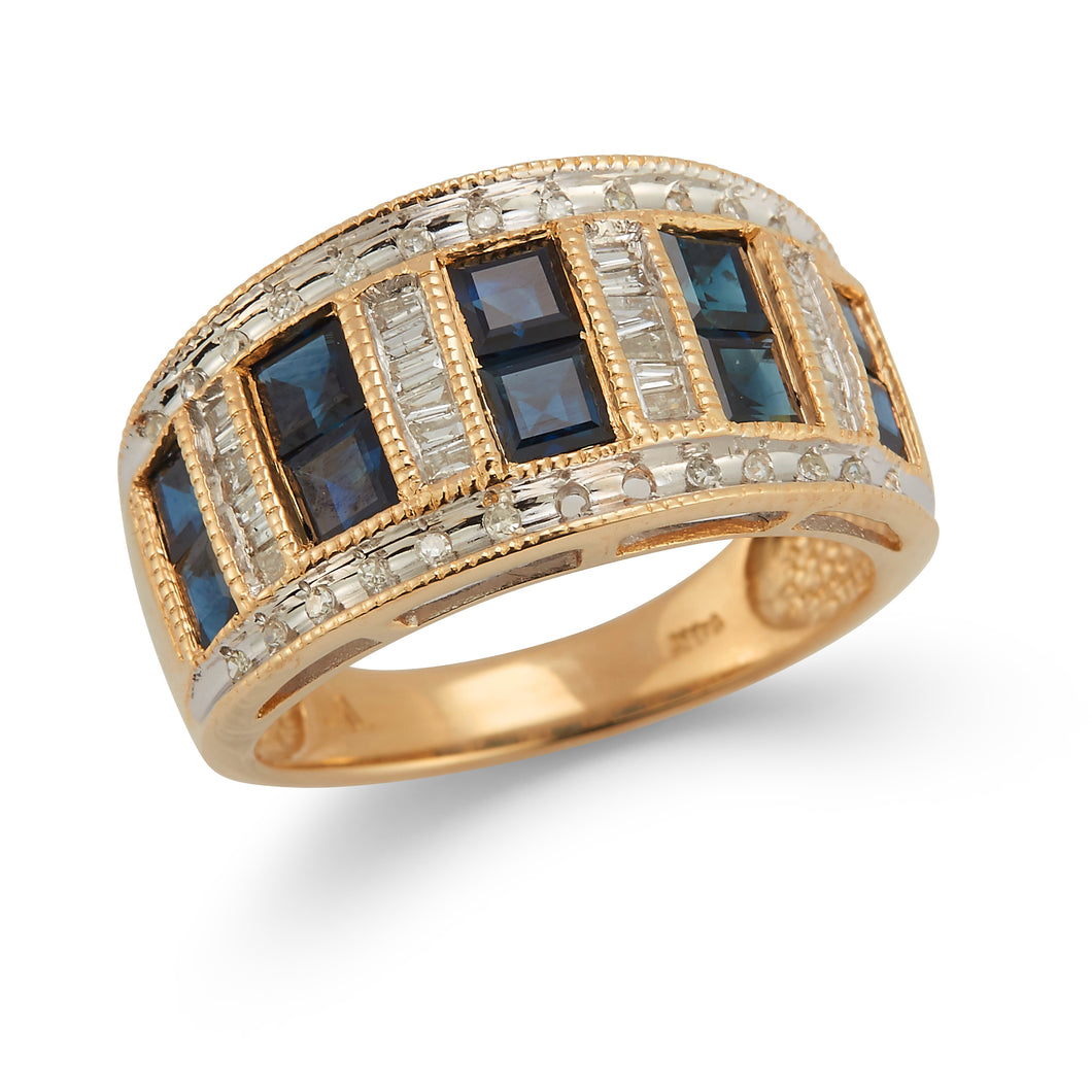 The Sapphire Illusion Ring