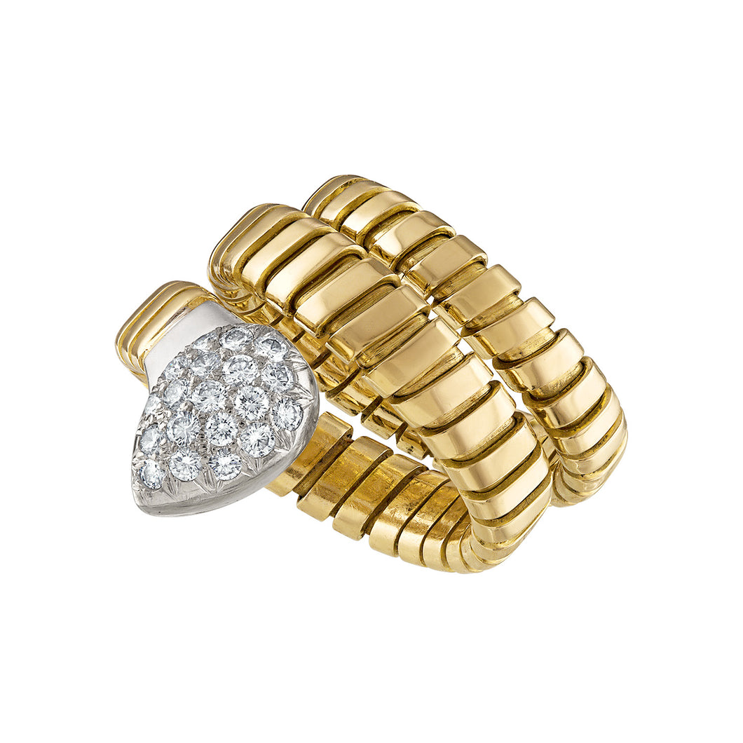 The Vintage Wrap Snake Ring
