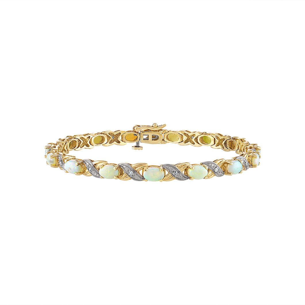 The Opal & Diamond Bracelet