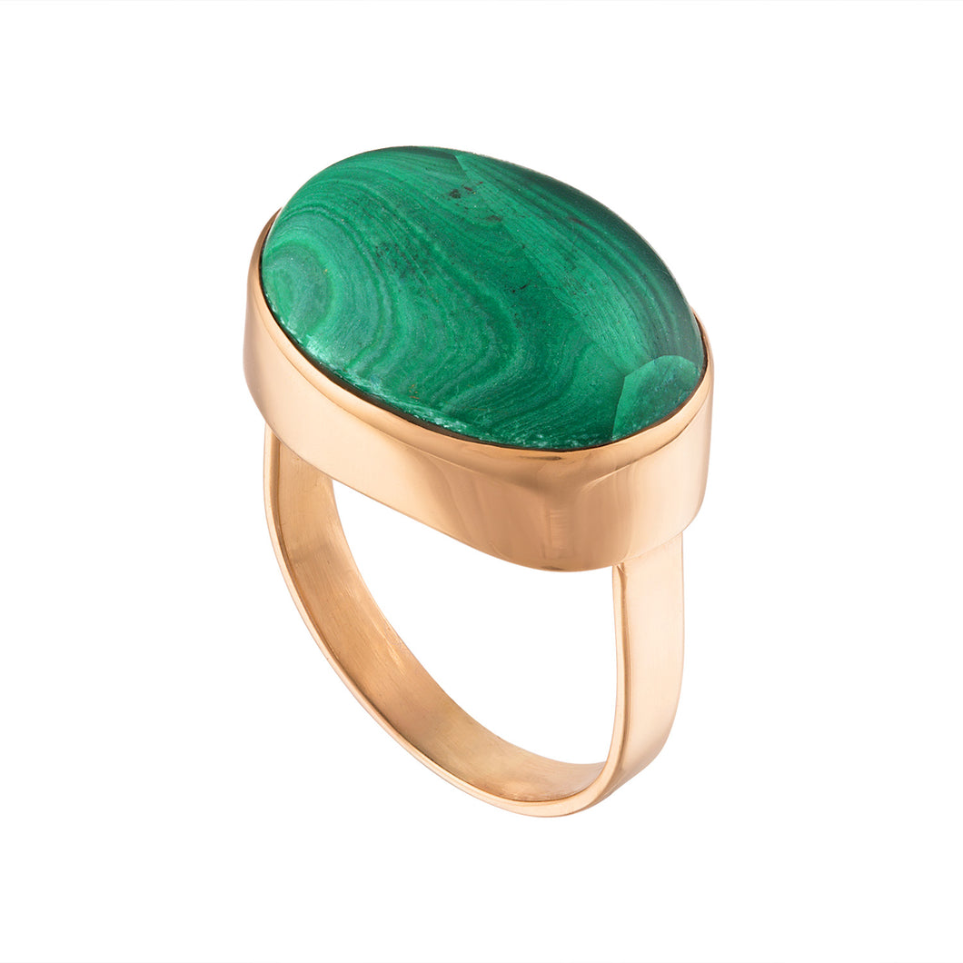 The Malachite Dome Ring